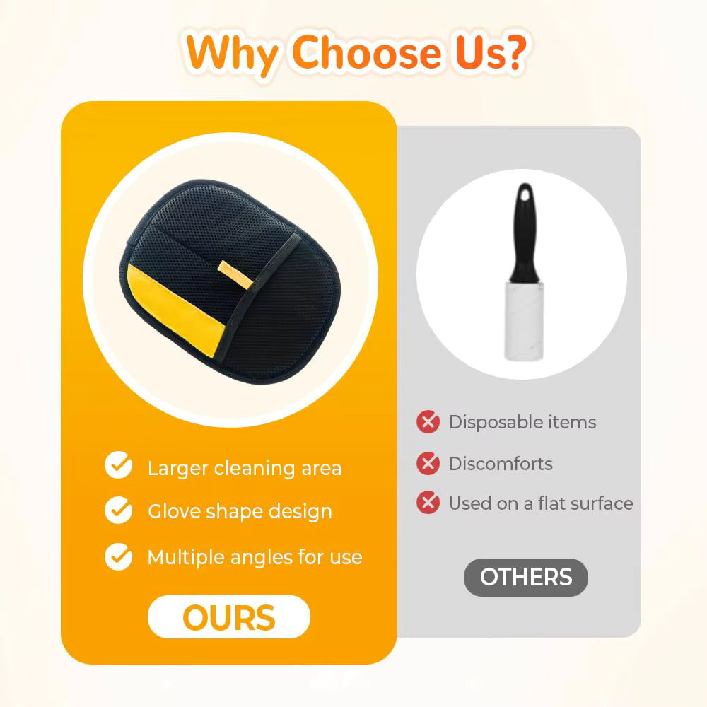 Electrostatic Pet Hair Removal Gloves